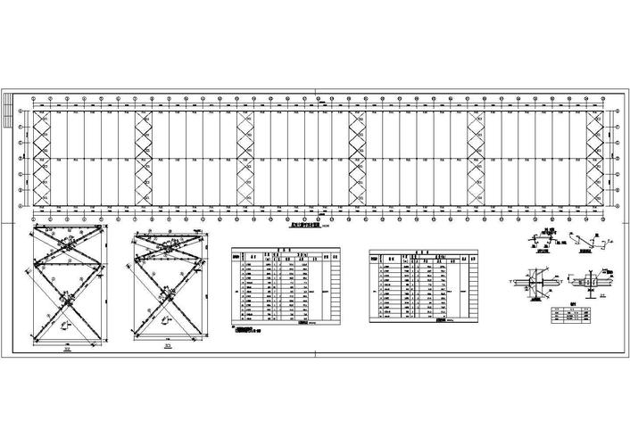 单层门式刚架轻钢结构厂房结构施工图(天然地基)